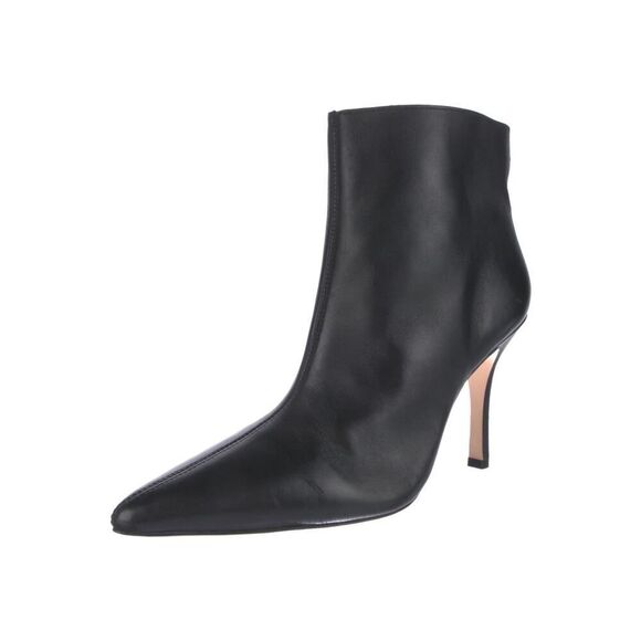 Reformation Shoes - Reformation Camille Rowe Black Leather Pointed Toe Ankle Boots 8.5 Pull-On